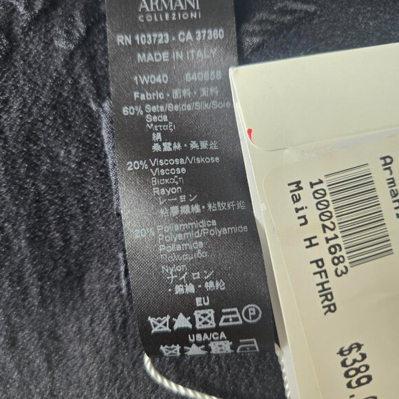 Amani Collezioni black scarf - BNWT - Picture 2 of 4